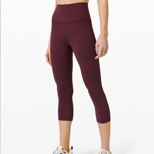Lululemon Maroon Leggings